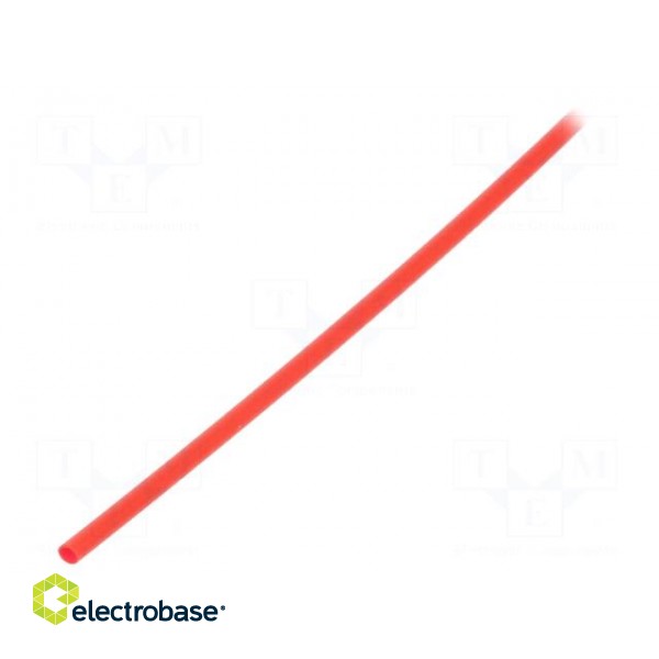 Heat shrink sleeve | thin walled | 3: 1 | 1.5mm | L: 1m | red