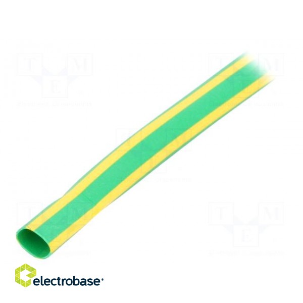 Heat shrink sleeve | thin walled | 3: 1 | 3mm | L: 30m | yellow-green