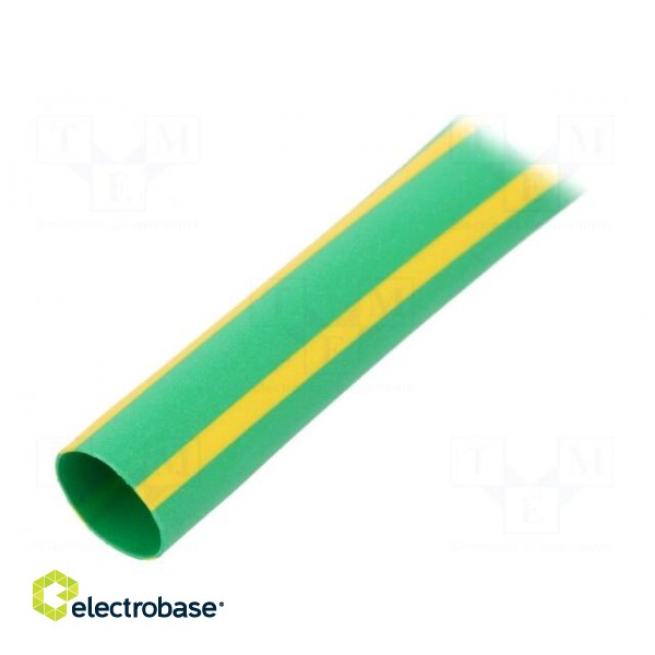 Heat shrink sleeve | thin walled | 3: 1 | 6mm | L: 30m | yellow-green