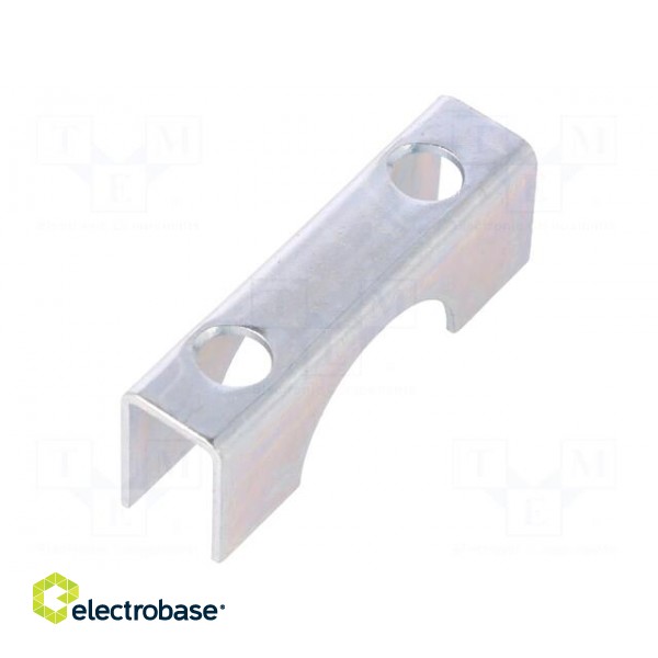 Mounting coupler | steel | zinc | Application: u-bolt image 1