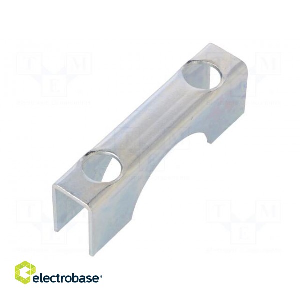 Mounting coupler | steel | zinc | Application: u-bolt image 1