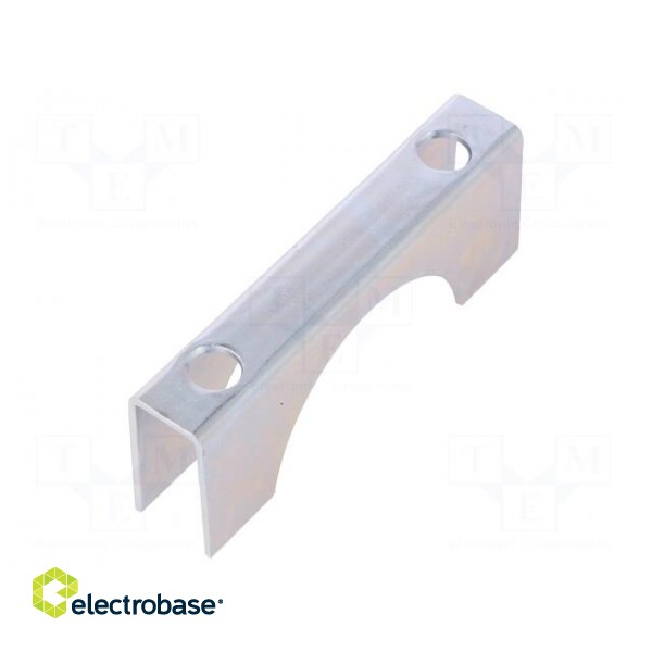 Mounting coupler | steel | zinc | Application: u-bolt image 1