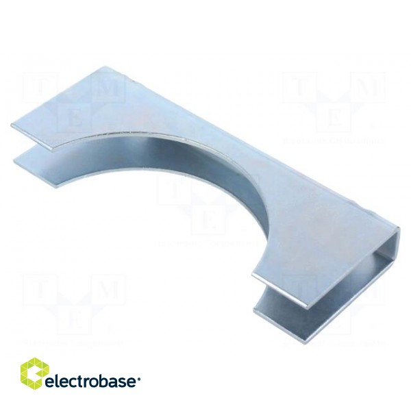 Mounting coupler | steel | zinc | Application: u-bolt image 3