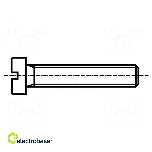 Screw | M1,2x10 | DIN: 84 | Head: cheese head | slotted | steel