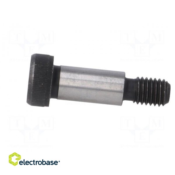 Shoulder screw | steel | M10 | 1.5 | Thread len: 16mm | hex key | HEX 6mm paveikslėlis 3
