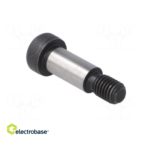 Shoulder screw | steel | M10 | 1.5 | Thread len: 16mm | hex key | HEX 6mm image 4