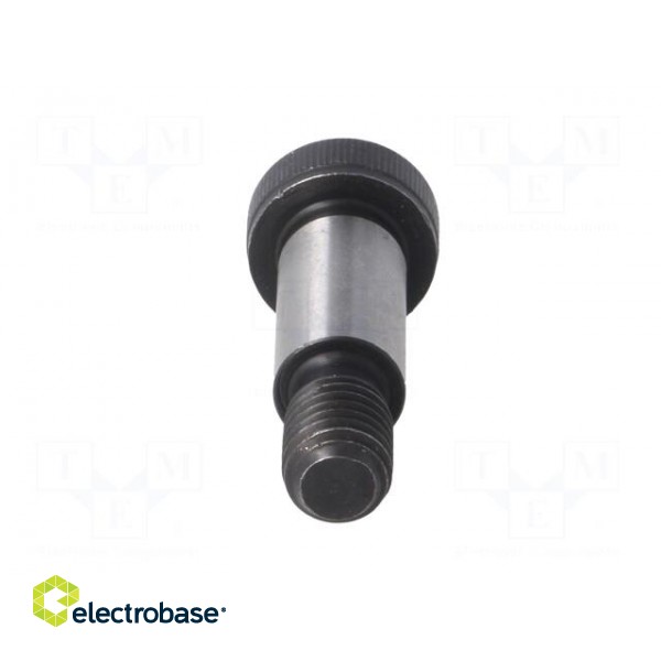 Shoulder screw | steel | M10 | 1.5 | Thread len: 16mm | hex key | HEX 6mm paveikslėlis 5