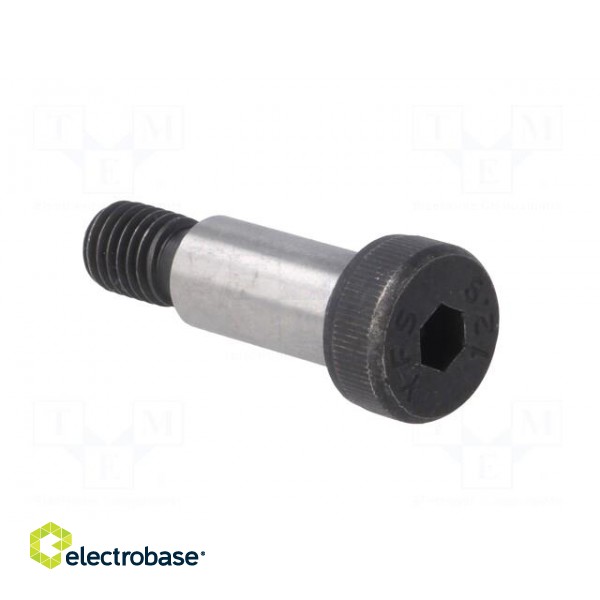 Shoulder screw | steel | M10 | 1.5 | Thread len: 16mm | hex key | HEX 6mm paveikslėlis 8