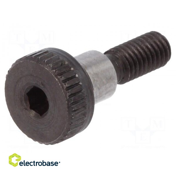 Shoulder screw | steel | M3 | 0.5 | Thread len: 7mm | hex key | HEX 2mm