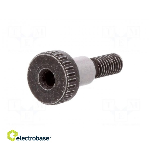 Shoulder screw | Mat: steel | Thread len: 7mm | Thread: M3 | Cut: imbus paveikslėlis 2