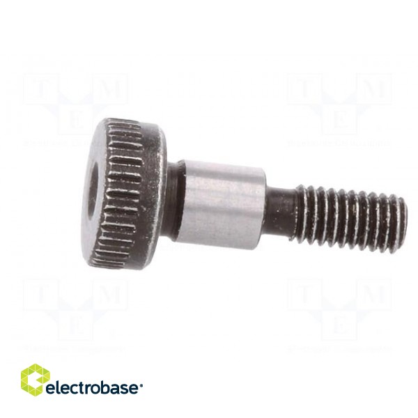 Shoulder screw | Mat: steel | Thread len: 7mm | Thread: M3 | Cut: imbus image 3