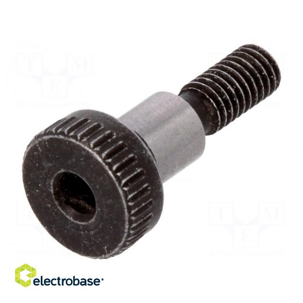 Shoulder screw | Mat: steel | Thread len: 7mm | Thread: M3 | Cut: imbus paveikslėlis 1
