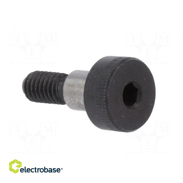 Shoulder screw | Mat: steel | Thread len: 8mm | Thread: M4 | Cut: imbus фото 8