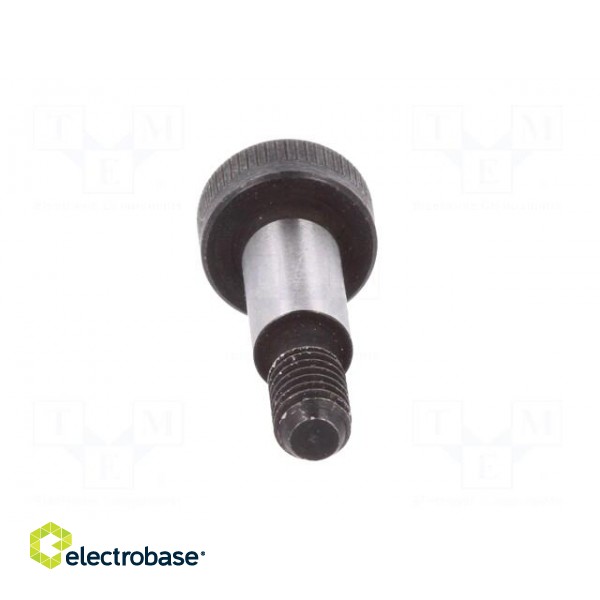 Shoulder screw | steel | M4 | 0.7 | Thread len: 8mm | hex key | HEX 2,5mm image 5