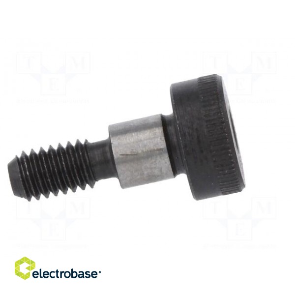 Shoulder screw | Mat: steel | Thread len: 8mm | Thread: M4 | Cut: imbus фото 7