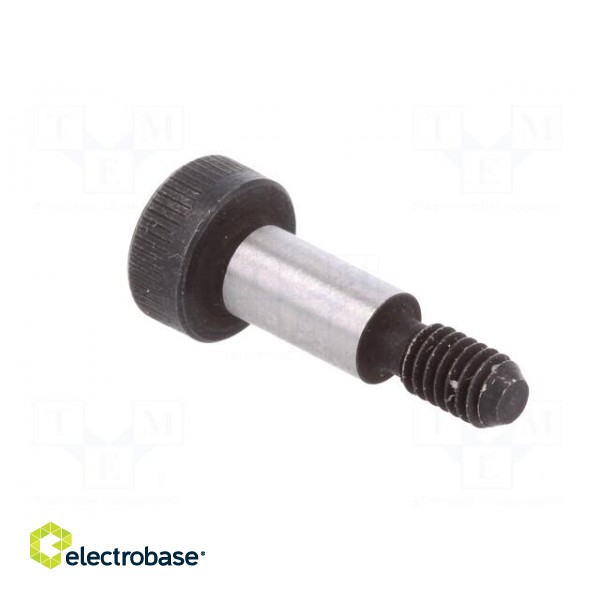 Shoulder screw | steel | M4 | 0.7 | Thread len: 8mm | hex key | HEX 2,5mm image 4