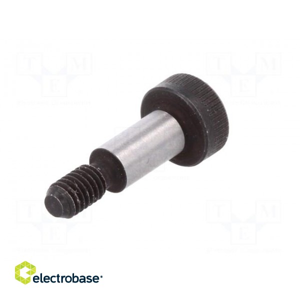 Shoulder screw | steel | M4 | 0.7 | Thread len: 8mm | hex key | HEX 2,5mm image 6