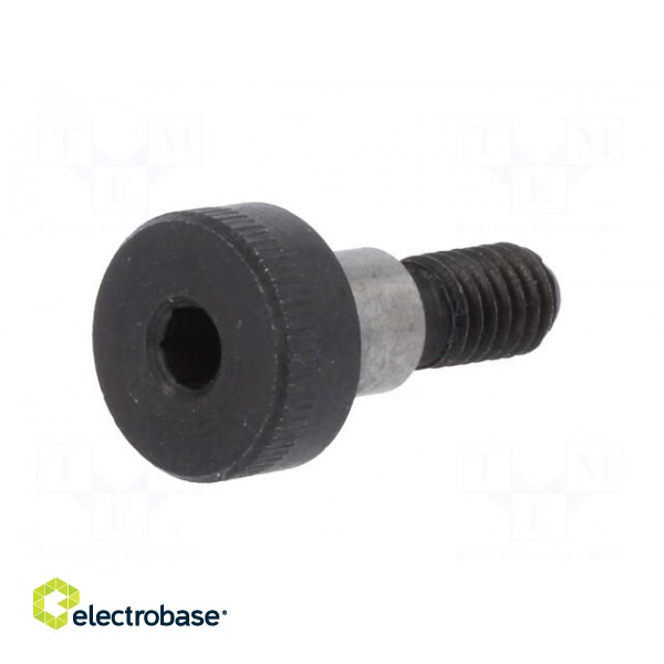 Shoulder screw | Mat: steel | Thread len: 8mm | Thread: M4 | Cut: imbus paveikslėlis 2