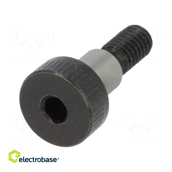 Shoulder screw | Mat: steel | Thread len: 8mm | Thread: M4 | Cut: imbus