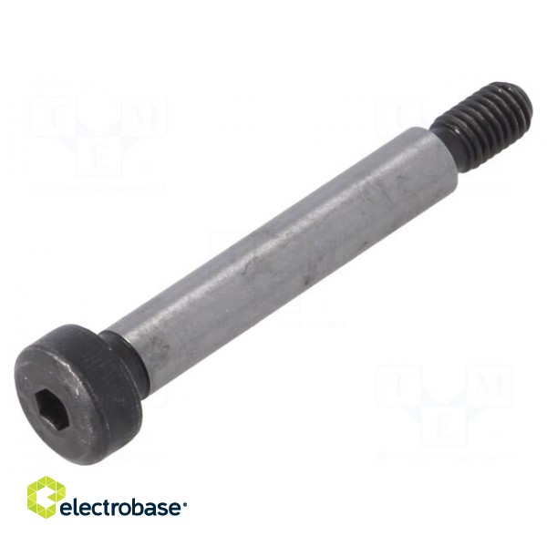 Shoulder screw | Mat: steel | Thread len: 9.5mm | Thread: M5 | ISO: 7379 paveikslėlis 1
