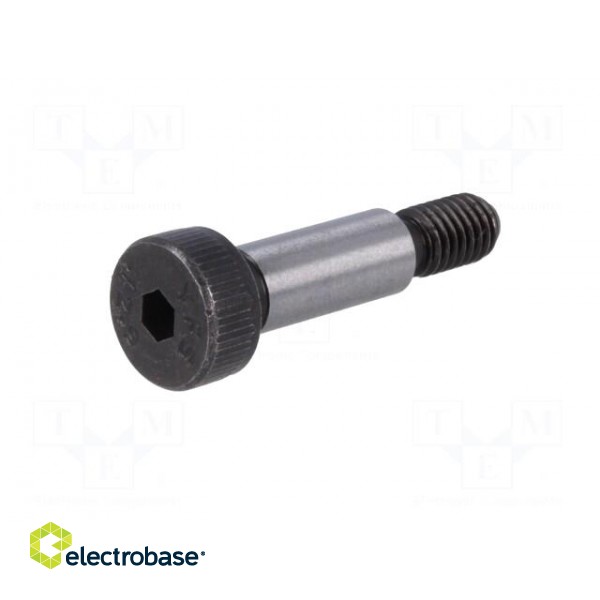 Shoulder screw | Mat: steel | Thread len: 9.5mm | Thread: M5 | ISO: 7379 paveikslėlis 2