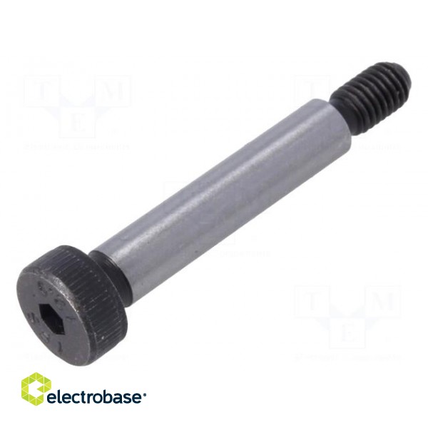 Shoulder screw | Mat: steel | Thread len: 9.5mm | Thread: M5 | ISO: 7379 фото 1