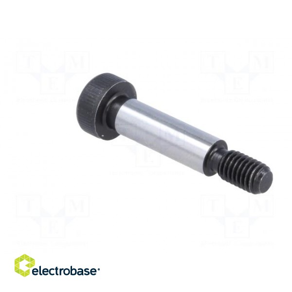 Shoulder screw | steel | M5 | 0.8 | Thread len: 9.5mm | hex key | HEX 3mm image 4