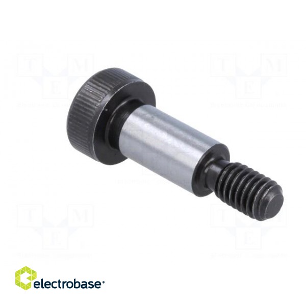 Shoulder screw | steel | M6 | 1 | Thread len: 11mm | hex key | HEX 4mm image 4