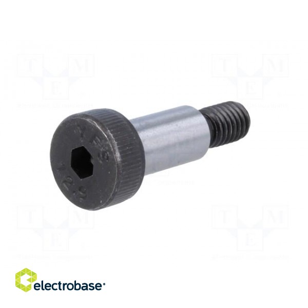 Shoulder screw | steel | M6 | 1 | Thread len: 11mm | hex key | HEX 4mm image 2