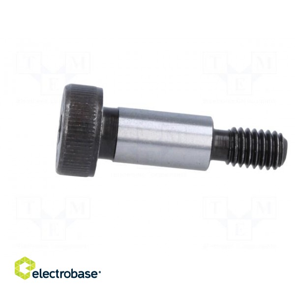 Shoulder screw | steel | M6 | 1 | Thread len: 11mm | hex key | HEX 4mm image 3