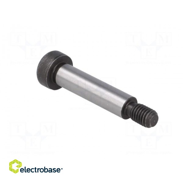 Shoulder screw | steel | M8 | 1.25 | Thread len: 13mm | hex key | HEX 5mm image 4