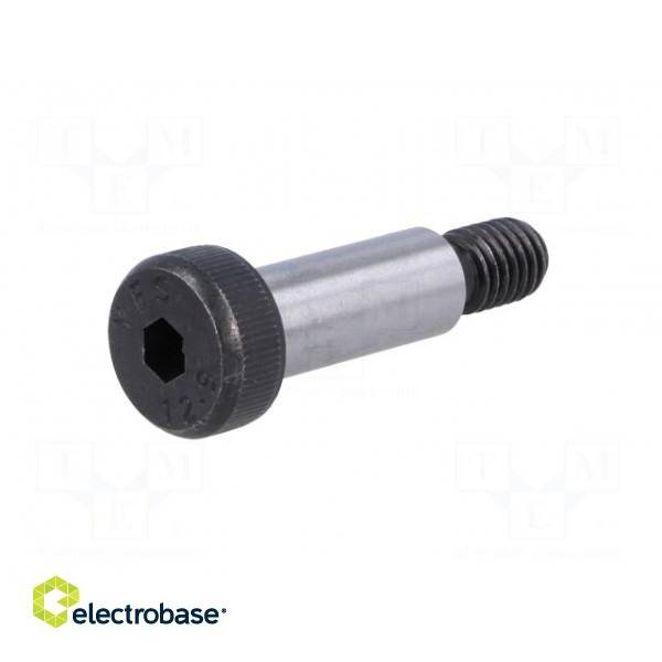Shoulder screw | Mat: steel | Thread len: 13mm | Thread: M8 | Cut: imbus paveikslėlis 2