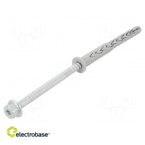 Plastic anchor | with screw | 8x80 | zinc-plated steel | SXRL-FUS