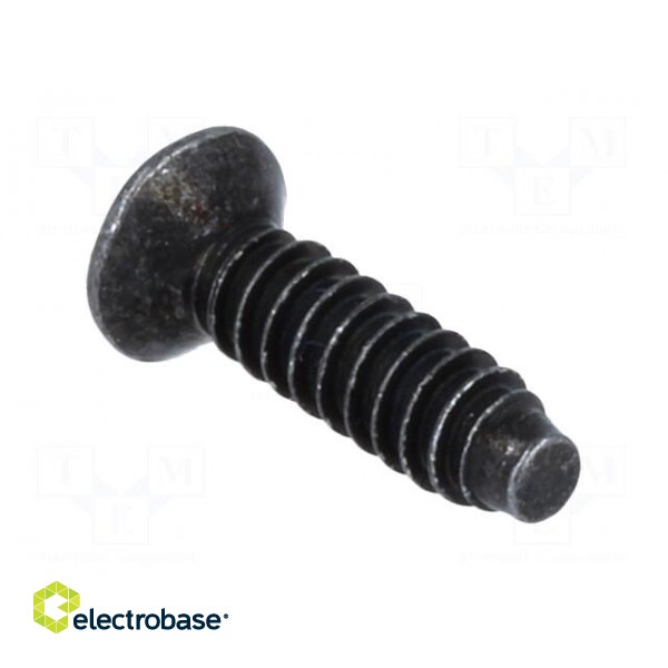 Screw | 3x12 | Head: countersunk | Torx® | steel | black finish image 4