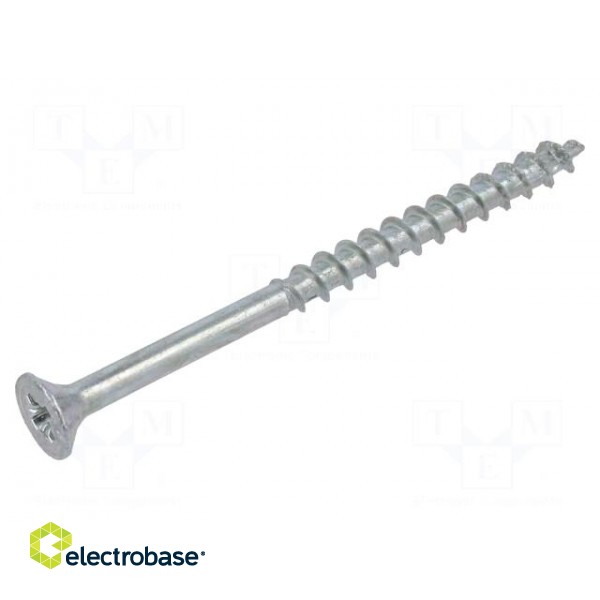 Screw | for wood | 5x70 | Head: countersunk | Pozidriv | PZ2 | zinc | SPAX®