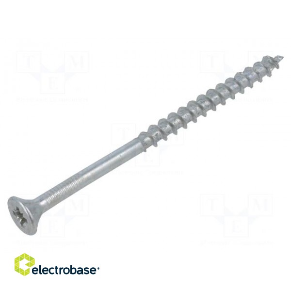 Screw | for wood | 5x80 | Head: countersunk | Pozidriv | PZ2 | zinc | SPAX®