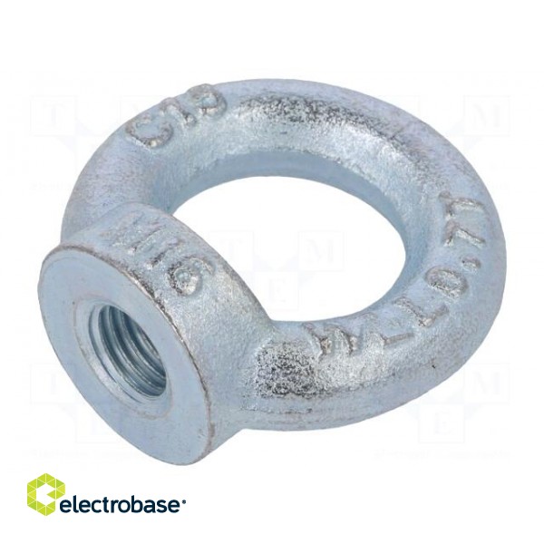 Lifting eye nut | eye | M16 | steel | Plating: zinc | DIN 582 | 35mm