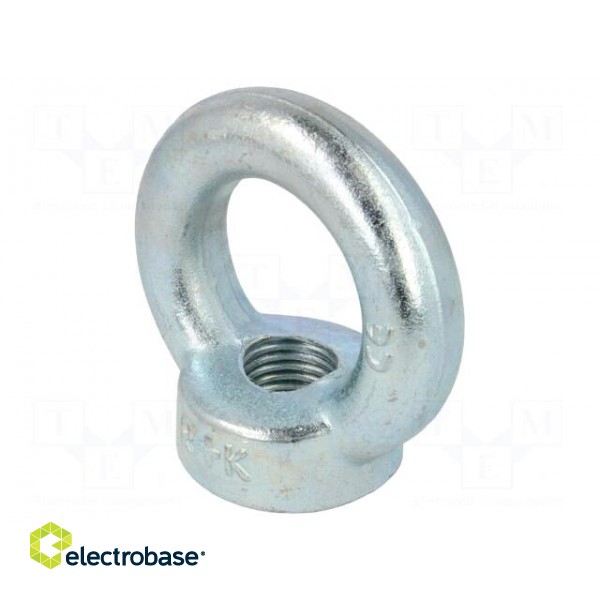 Lifting eye nut | eye | M30 | steel | Plating: zinc | DIN 582 | 60mm image 1