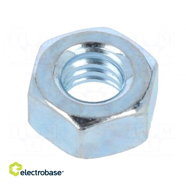 Nut | hexagonal | 1/4" | steel | Plating: zinc | H: 5.8mm | 11.1mm | BN 140