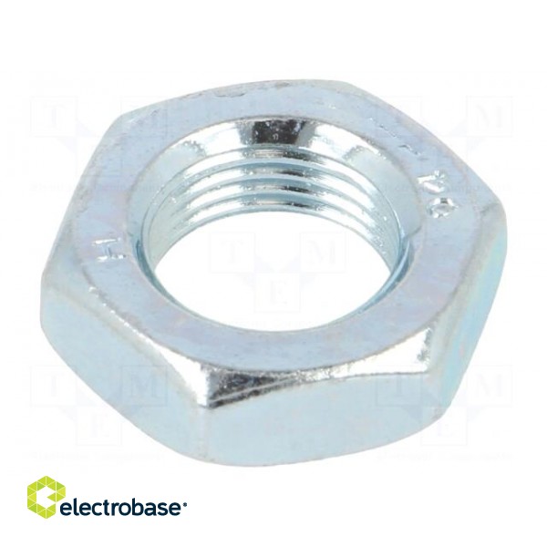 Nut | hexagonal | M12 | 1 | steel | Plating: zinc | H: 6mm | 19mm | BN 1207