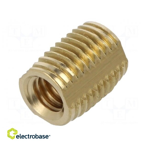 Threaded insert | brass | without coating | M4 | BN: 1205