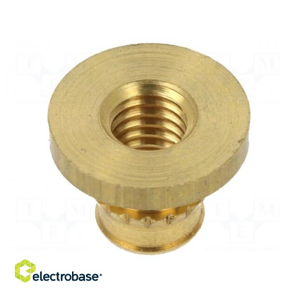 Threaded insert | brass | M5 | BN 37898 | L: 6.6mm | for plastic image 2