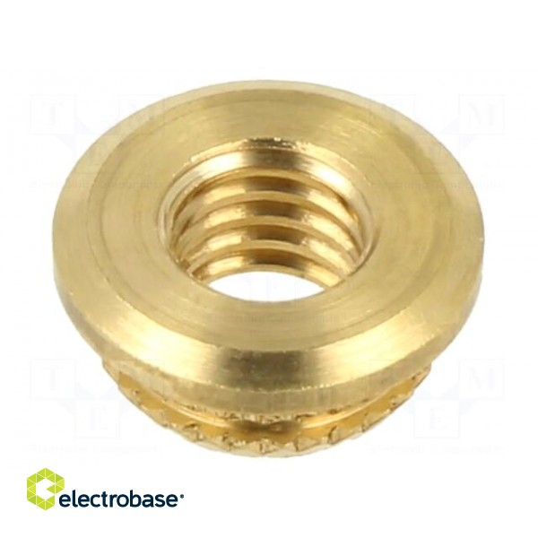 Threaded insert | brass | M5 | BN 37905 | L: 3mm | for plastic image 2
