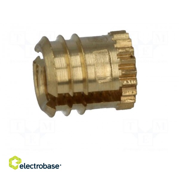 Threaded insert | brass | without coating | M3 | BN: 1046 | L: 4.72mm paveikslėlis 7