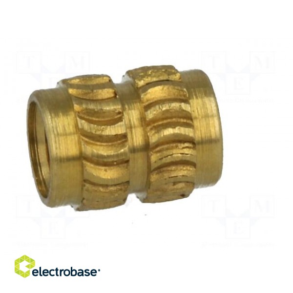 Threaded insert | brass | without coating | M3 | BN: 1934 image 2