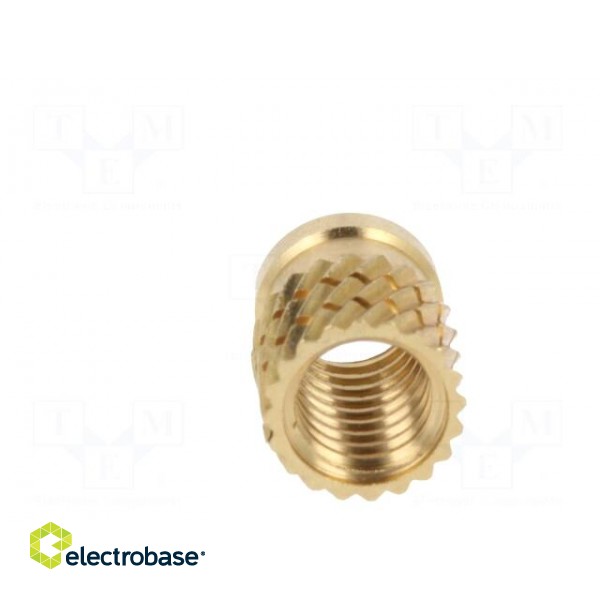 Threaded insert | brass | without coating | M5 | BN: 1054 | L: 8.3mm paveikslėlis 6