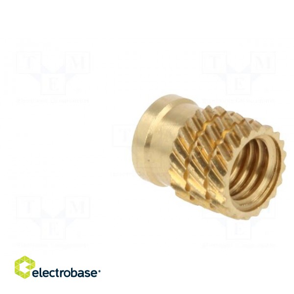 Threaded insert | brass | without coating | M5 | BN: 1054 | L: 8.3mm paveikslėlis 5