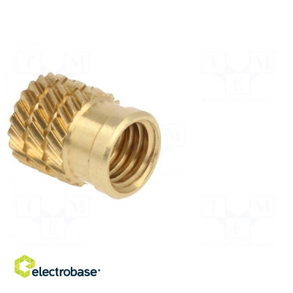 Threaded insert | brass | without coating | M5 | BN: 1054 | L: 8.3mm paveikslėlis 9