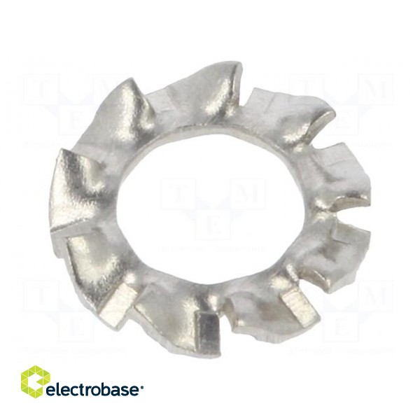 Washer | round | D=6mm | acid resistant steel A4 | DIN: 6798A | BN: 4880