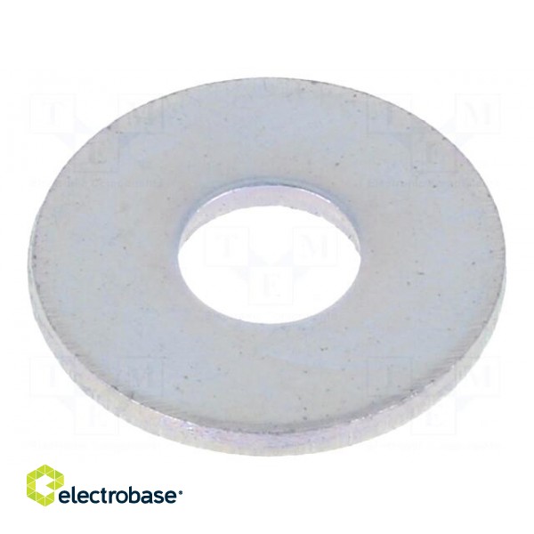 Washer | round | M4 | D=12mm | h=1mm | steel | Plating: zinc | DIN: 9021